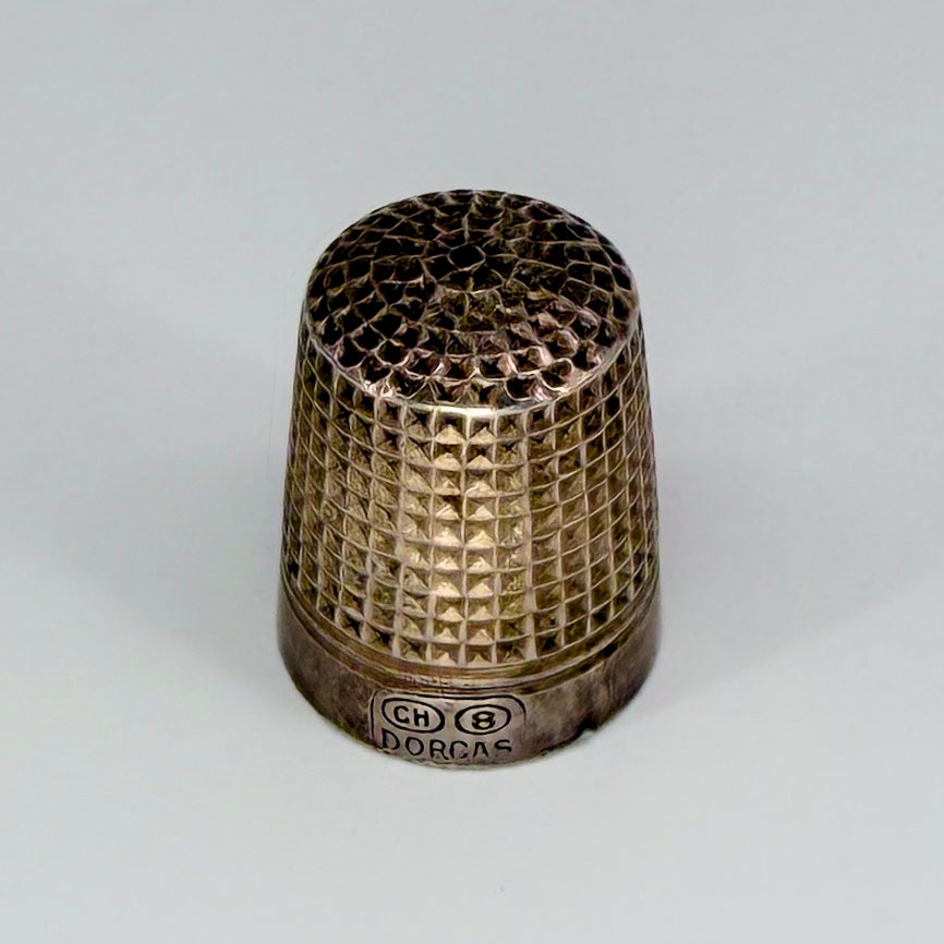 Charles Horner Dorcas Sterling Silver Thimble – Size 8