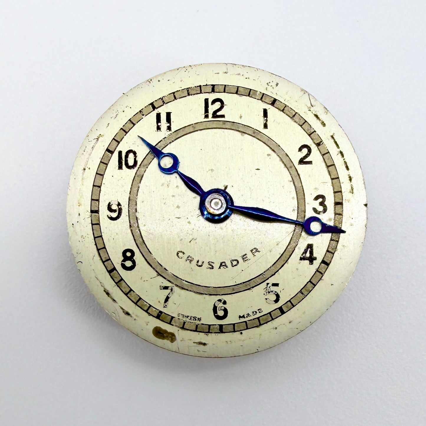 Vintage Crusader Watch Movement – 15 Jewels – Swiss Made – Spares/Repair
