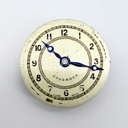 Vintage Crusader Watch Movement – 15 Jewels – Swiss Made – Spares/Repair