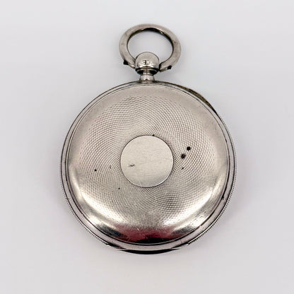 Antique Silver J.W. Benson “The Ludgate” Pocket Watch - London 1887 - Working