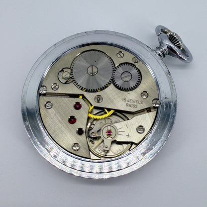 Vintage Le Cheminant Pocket Watch – 15 Jewel Swiss UT 6497 – Working