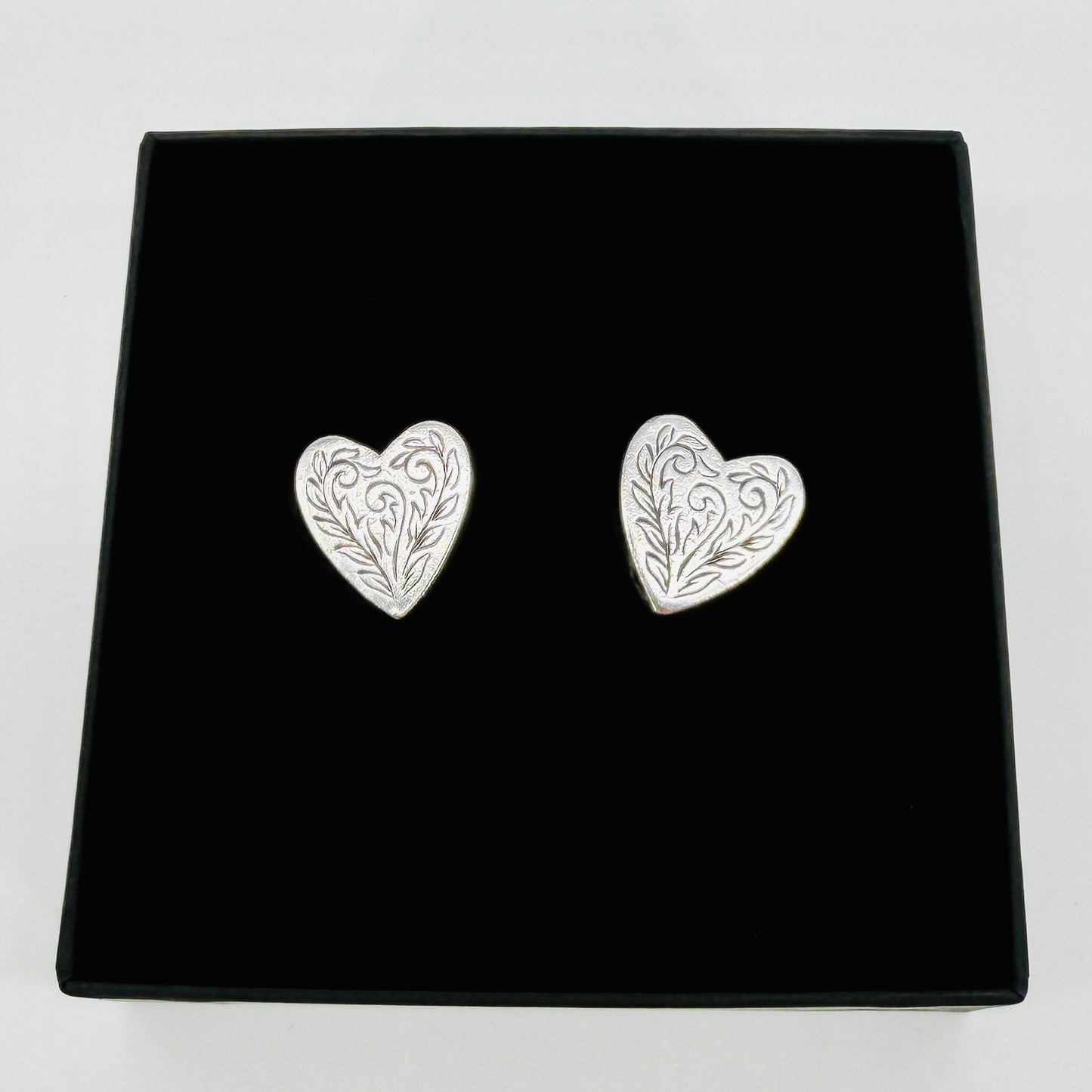 Vintage Sterling Silver Heart Cufflinks – London 2002, Links of London