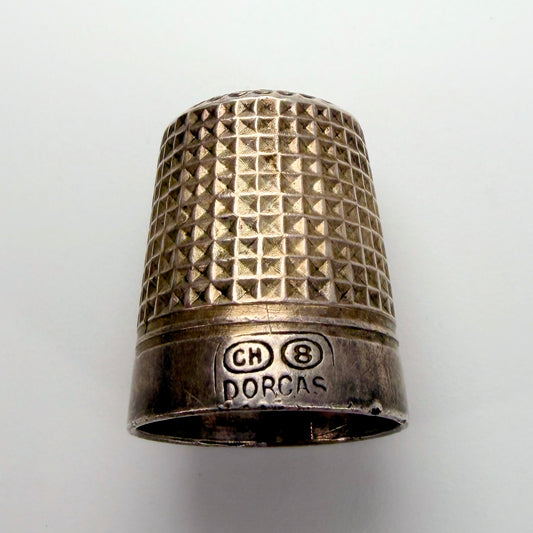 Charles Horner Dorcas Sterling Silver Thimble – Size 8