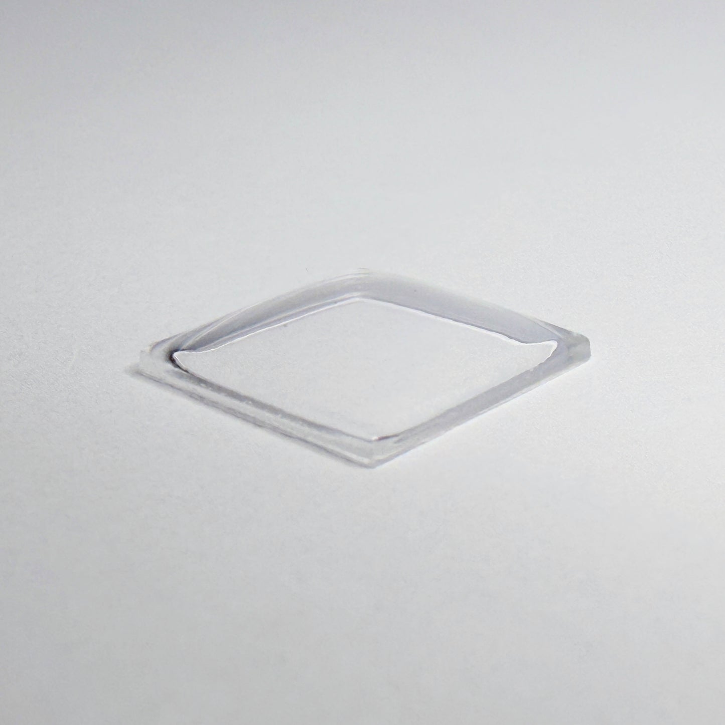 Rectangle Domed - Bottom Edges Flat - G-S Flexo Acrylic Watch Crystals - Vintage New Old Stock