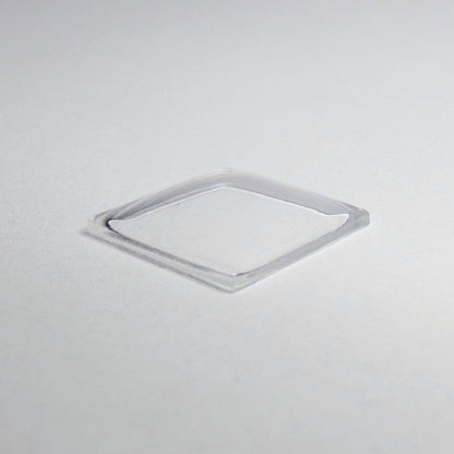 Rectangle Domed - Bottom Edges Flat - G-S Flexo Acrylic Watch Crystals - Vintage New Old Stock
