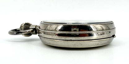 Antique Swiss Made Goliath Pocket Watch – 66mm – Working