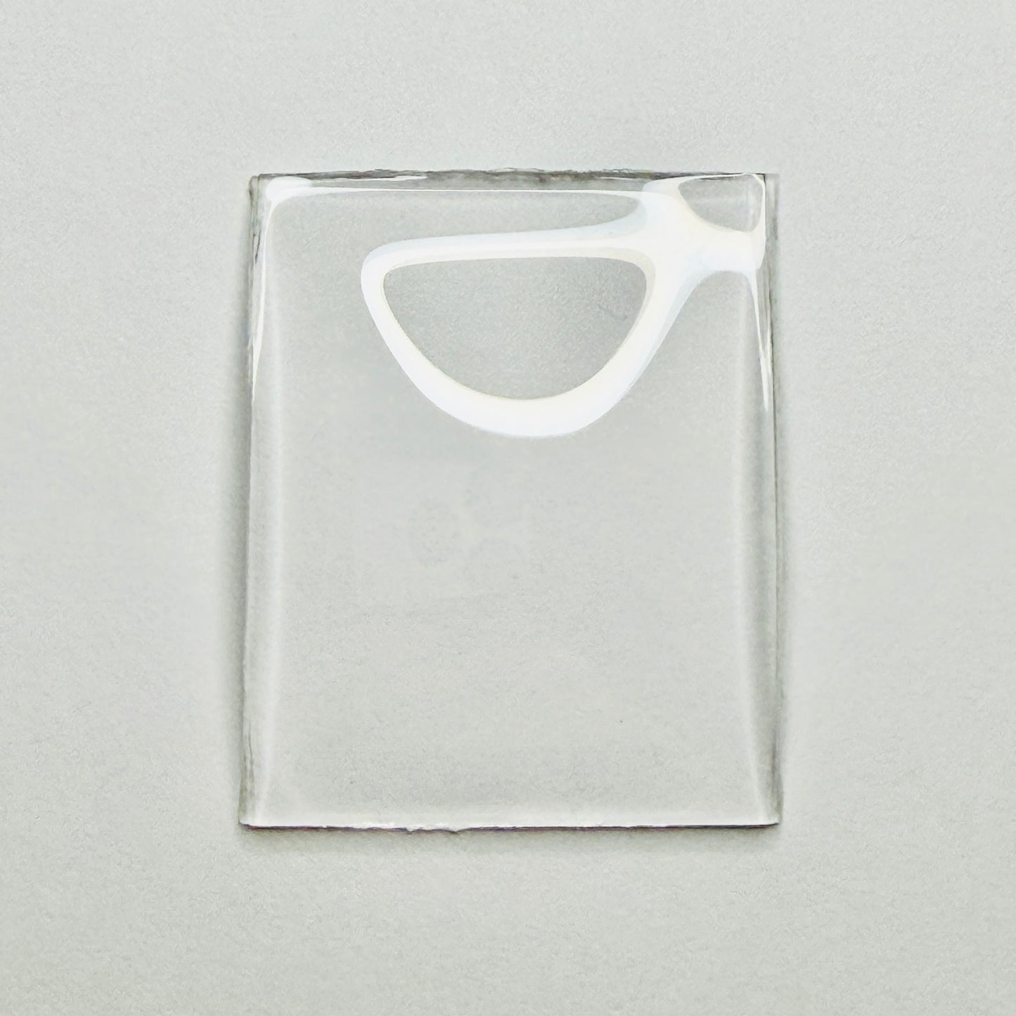 Rectangle - Curved Edge - Domed - BCL Acrylic Watch Crystals - Vintage New Old Stock