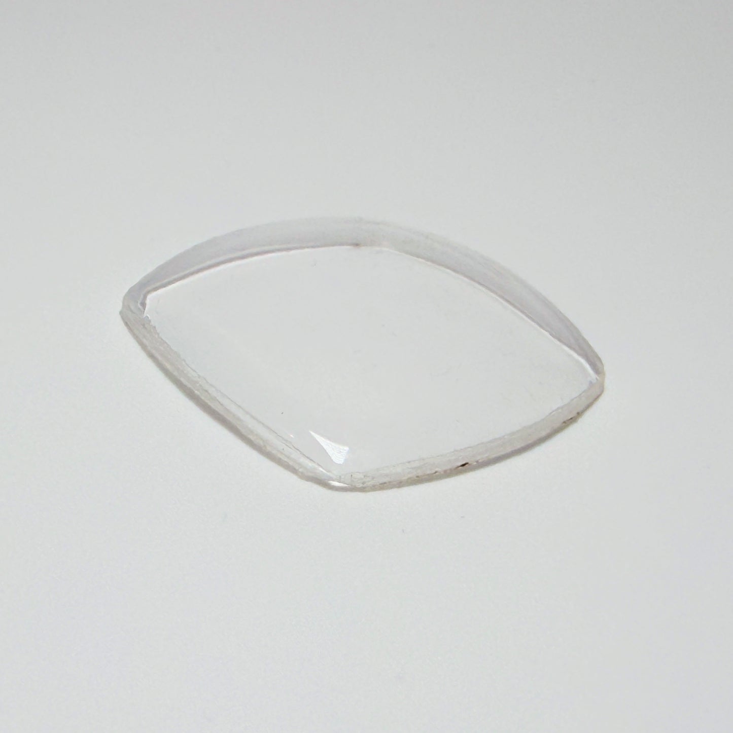 Curved Square - Bottom Edge Curved (Both Sides) - G-S Flexo Acrylic Watch Crystals - Vintage New Old Stock