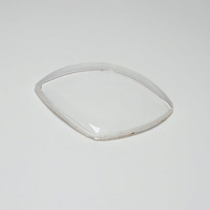 Curved Square - Bottom Edge Curved (Both Sides) - G-S Flexo Acrylic Watch Crystals - Vintage New Old Stock
