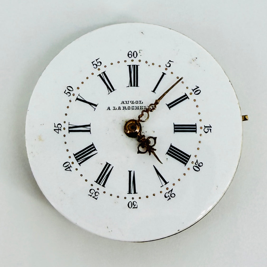 Antique AUZOL A La Rochelle Pocket Watch Movement - 27.3mm – Spares / Repair