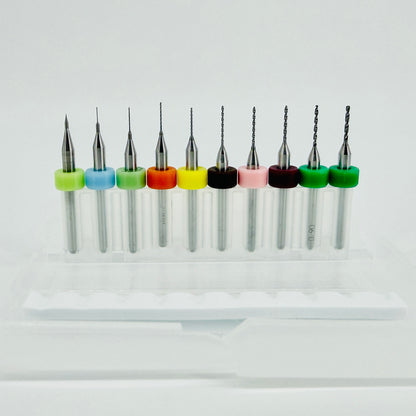 Tungsten Carbide Mini Micro Drill Bit Sets - PCB, Watchmaking, Jewellery - 0.1 - 3.0 mm
