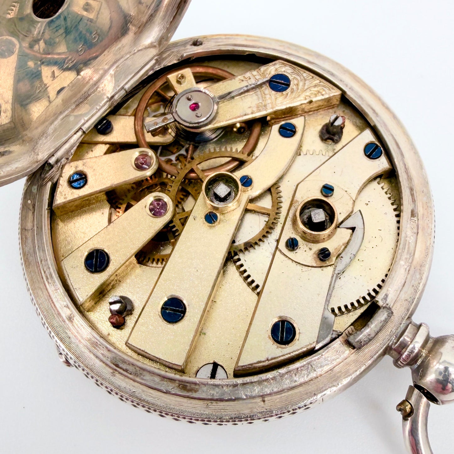 Antique Swiss Silver Cased Pocket Watch – Paul Jacky & Co. – Working