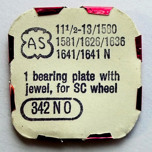 AS 1580 / 1641 – Bearing Plate With Jewel - 342 NO