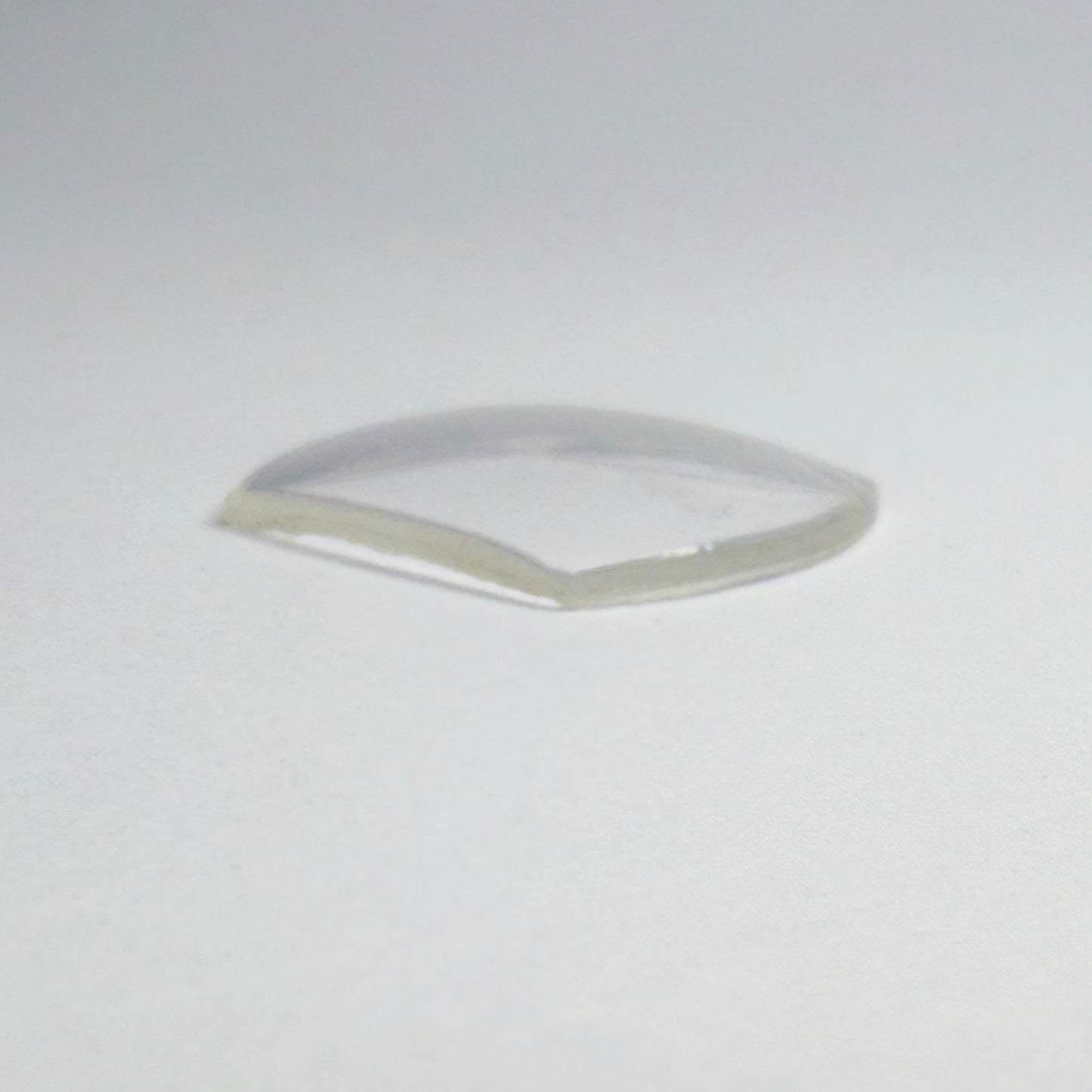 Tonneau / Barrel - Bottom Edge Curved (Both Sides) - G-S Flexo Acrylic Watch Crystals - Vintage New Old Stock