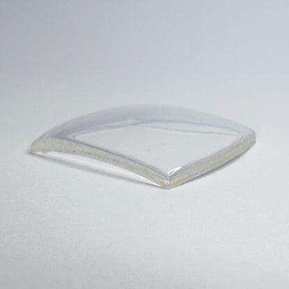 Tonneau / Barrel - Bottom Edge Curved (Both Sides) - G-S Flexo Acrylic Watch Crystals - Vintage New Old Stock