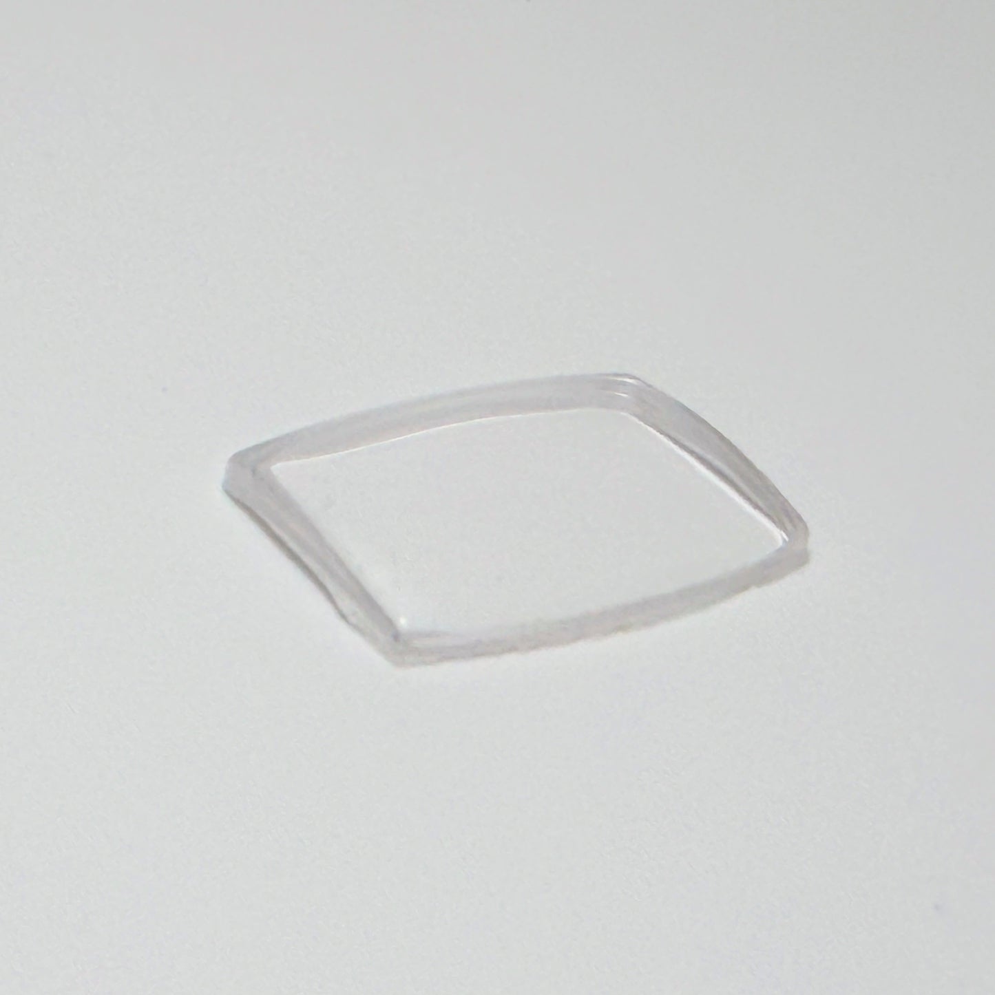 Tonneau / Barrel (PMT Series) - Bottom Edge Curved (Short Sides) - G-S Flexo Acrylic Watch Crystals - Vintage New Old Stock