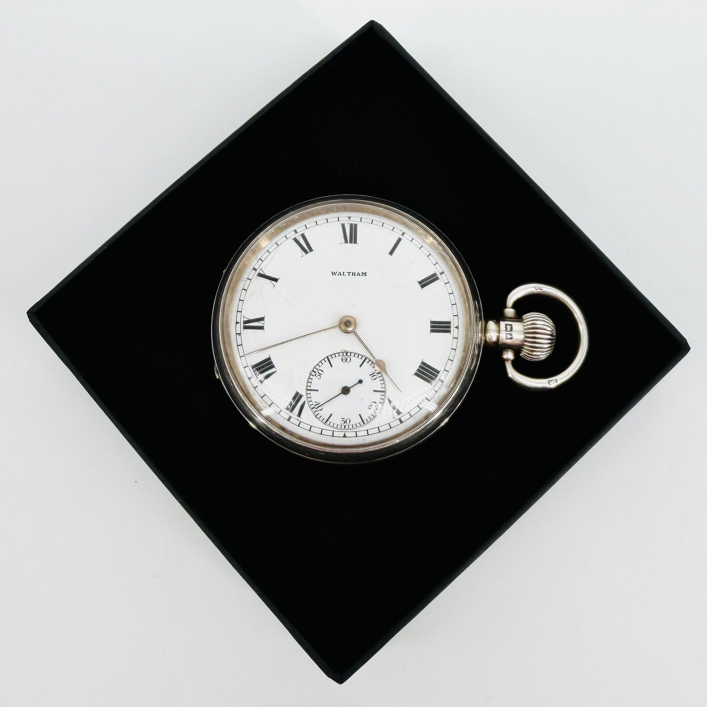 Antique Waltham "Royal" Pocket Watch - 1903 Movement - 1925 Silver Dennison Case - Working