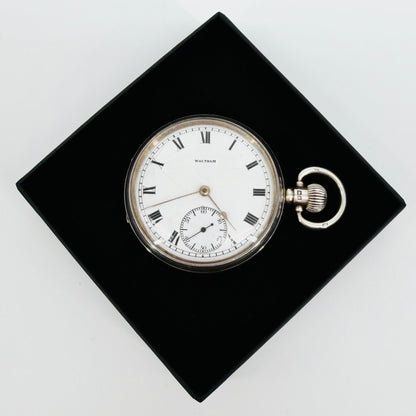 Antique Waltham "Royal" Pocket Watch - 1903 Movement - 1925 Silver Dennison Case - Working