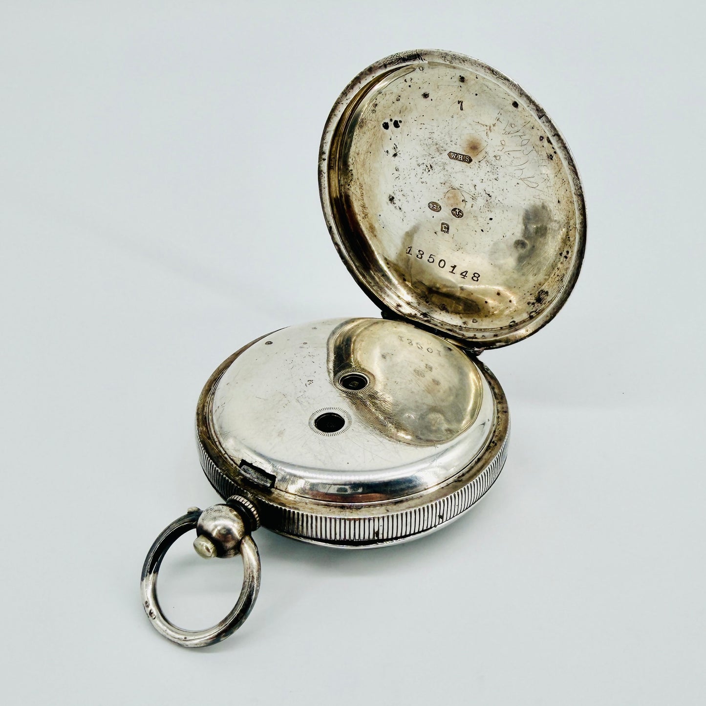 Antique Silver Pocket Watch – London Import 1918 – William Henry Sparrow – Spares/Repair