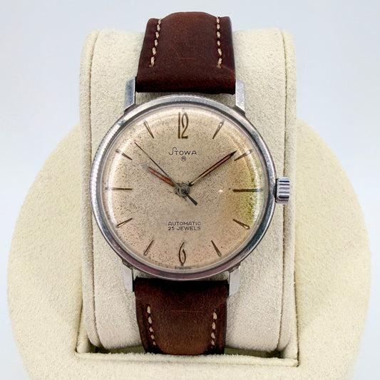 Vintage Stowa Automatic Watch - 25 Jewels - P.U.W 1260 - c.1960s