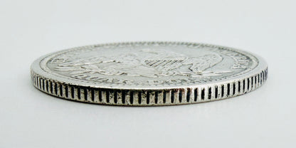 1857 Seated Liberty Quarter Dollar Silver Coin — United States — Antique US Silver Coin