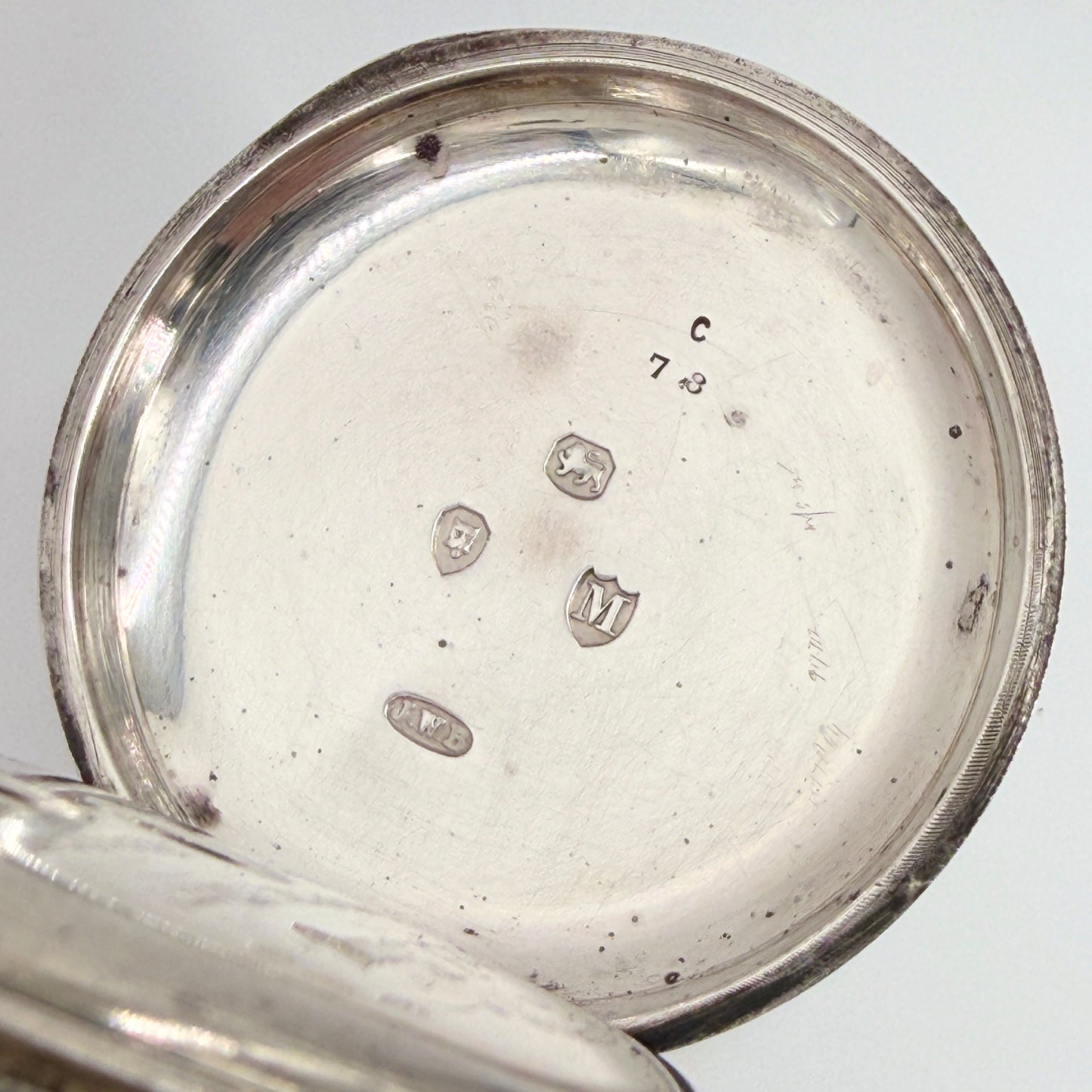 Antique Silver J.W. Benson “The Ludgate” Pocket Watch - London 1887 - Working
