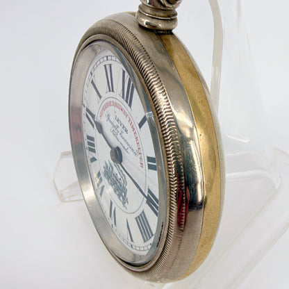 Antique Superior Railway Timekeeper Pocket Watch – Swiss - Working - image 8