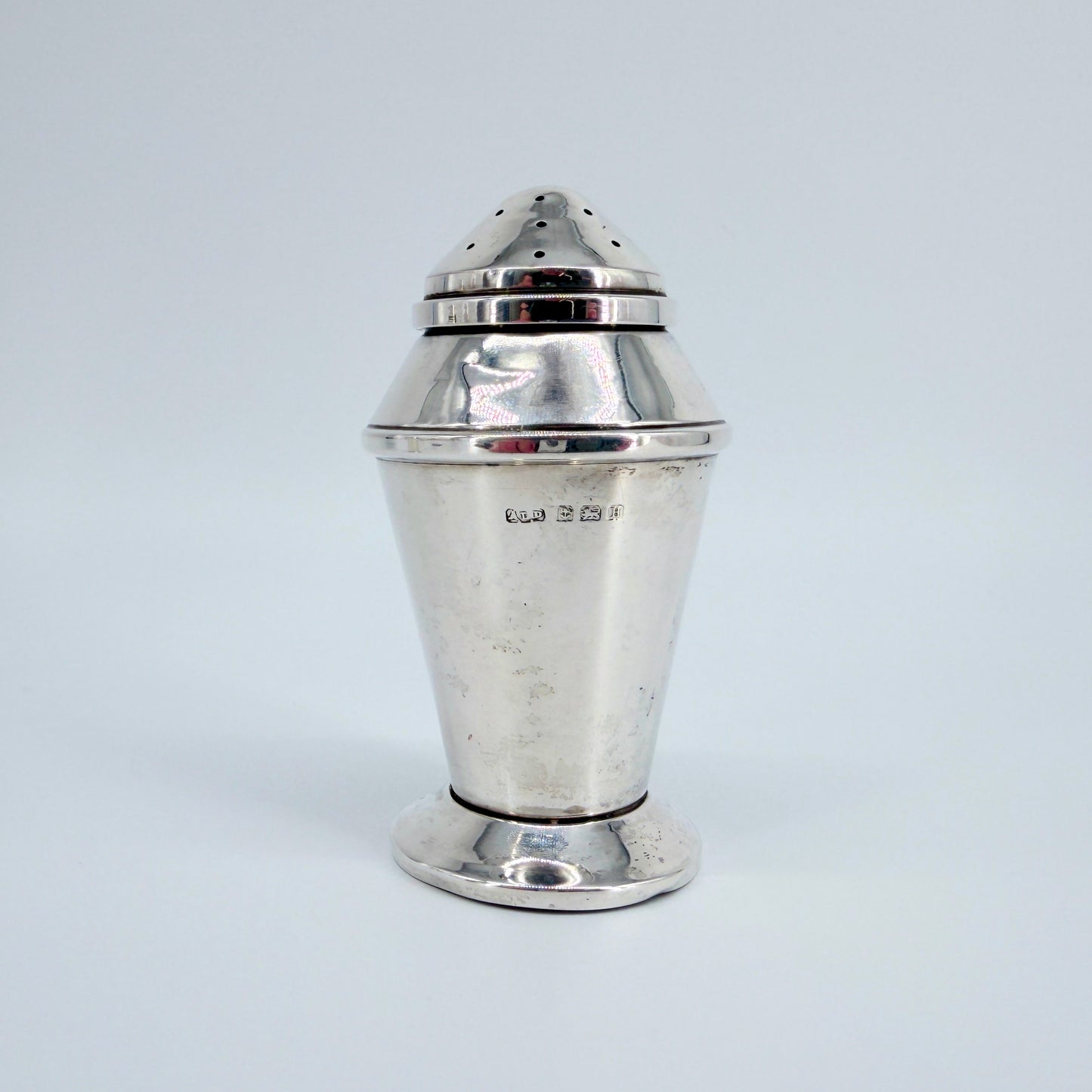 Antique Sterling Silver Salt & Pepper Pots – Birmingham 1932 – A. L. Davenport