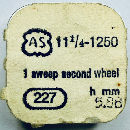 AS 1250 – Sweep Second Wheel, Height 5.88mm - 227
