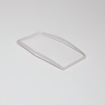 Hexagon - Bottom Edge Curved (Long Sides) - G-S Flexo Acrylic Watch Crystals - Vintage New Old Stock