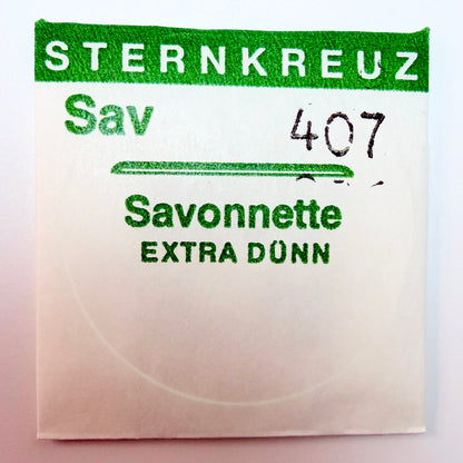 Sternkreuz Savonnette Extra Thin Hunter Pocket Watch Crystals (Acrylic, Low Dome)