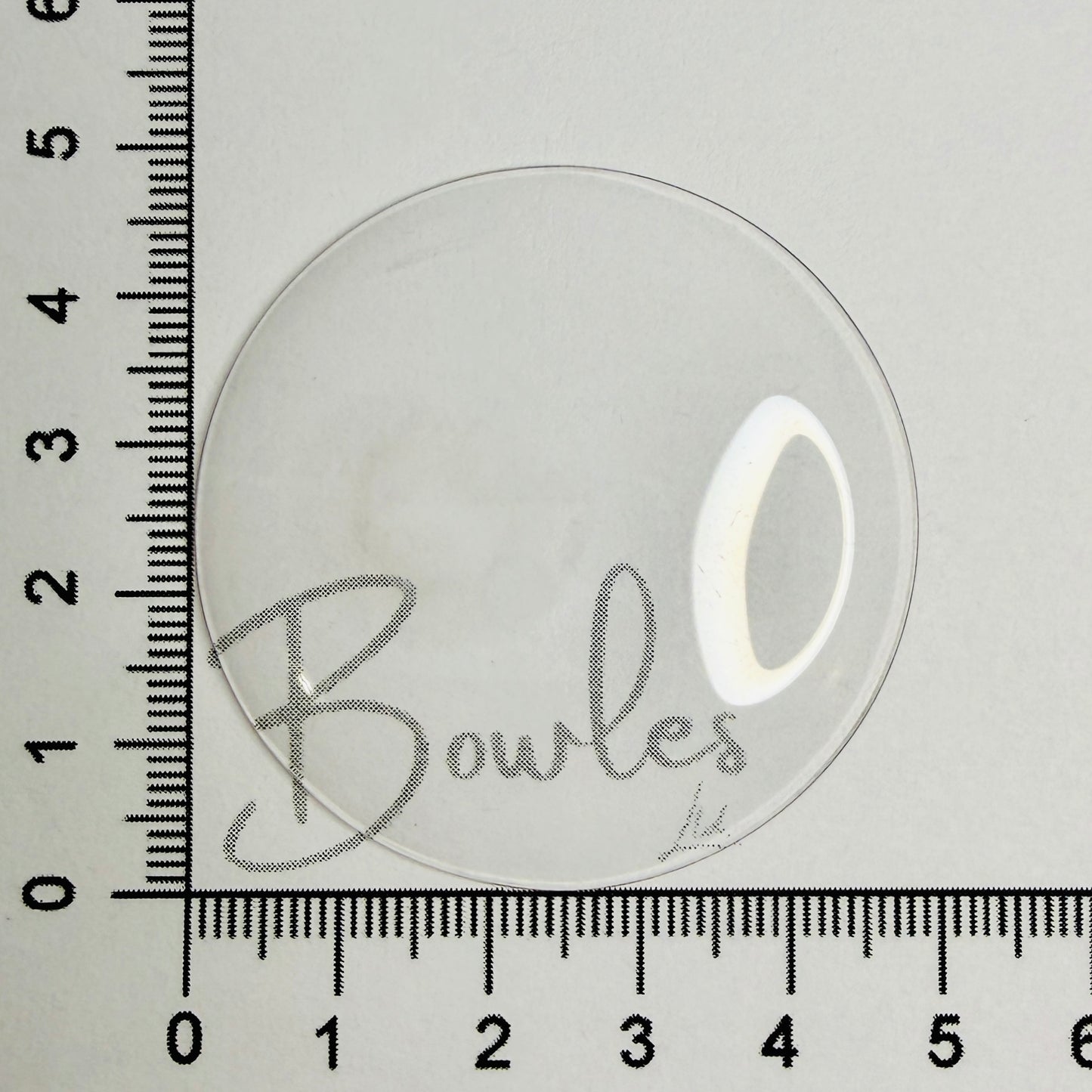 Antique Pocket Watch Crystal – 48.2 mm – Round High Dome – Mineral Glass