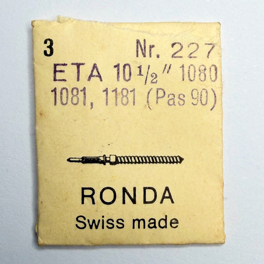 ETA 1080 / 1081 / 1181 - Winding Stem - Ronda 227