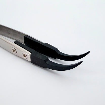 Set of 6 Precision Tweezers – Stainless Steel & Anti-Static Tips - Watchmaking, Electronics, Jewellery