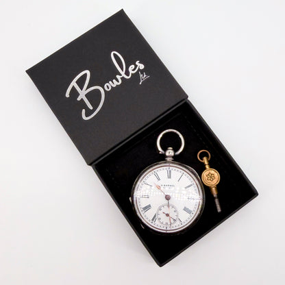 Antique Swiss 935 Silver Pocket Watch - H. Samuel - Working