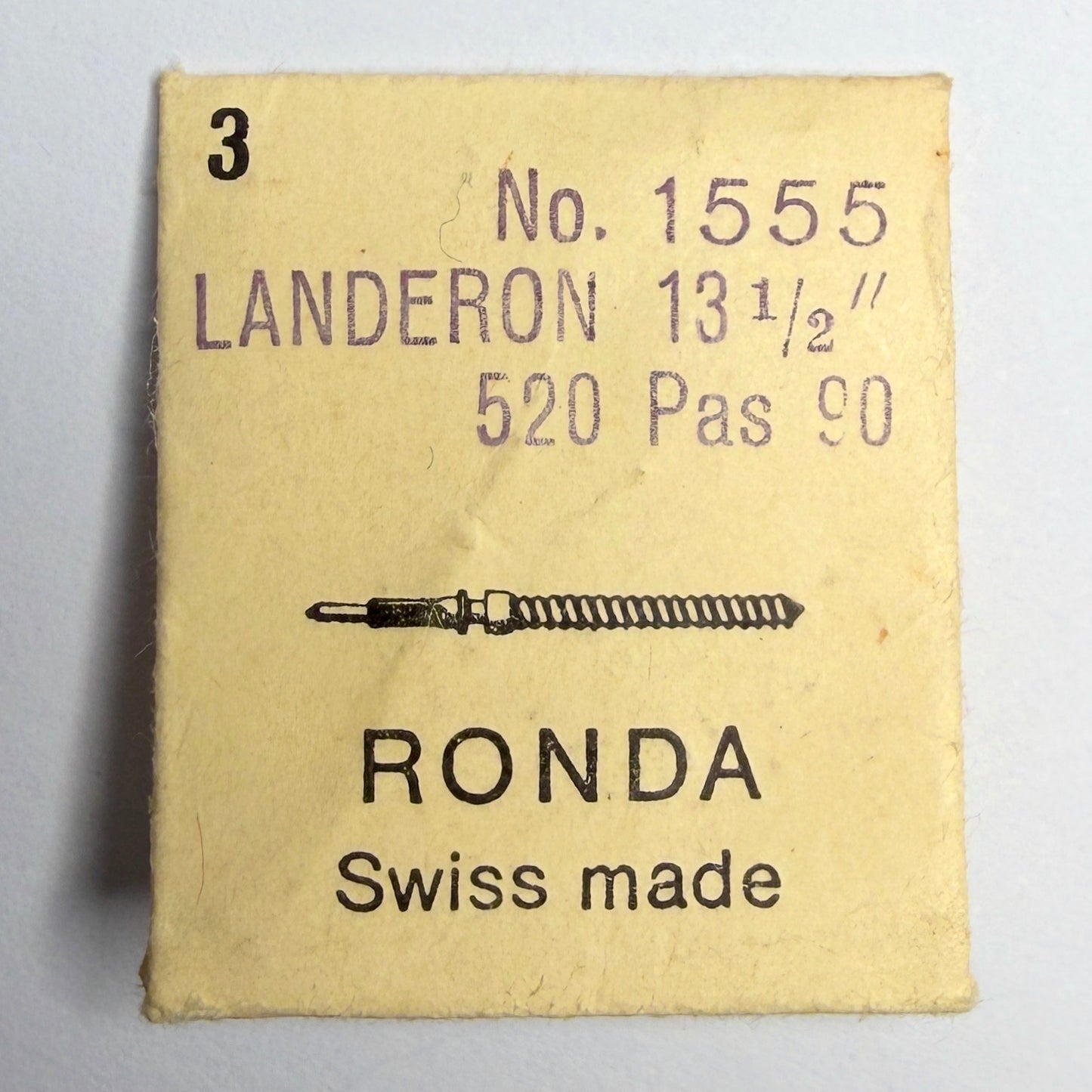 Landeron 10 / 11 / 13 – Winding Stem - Ronda 1555