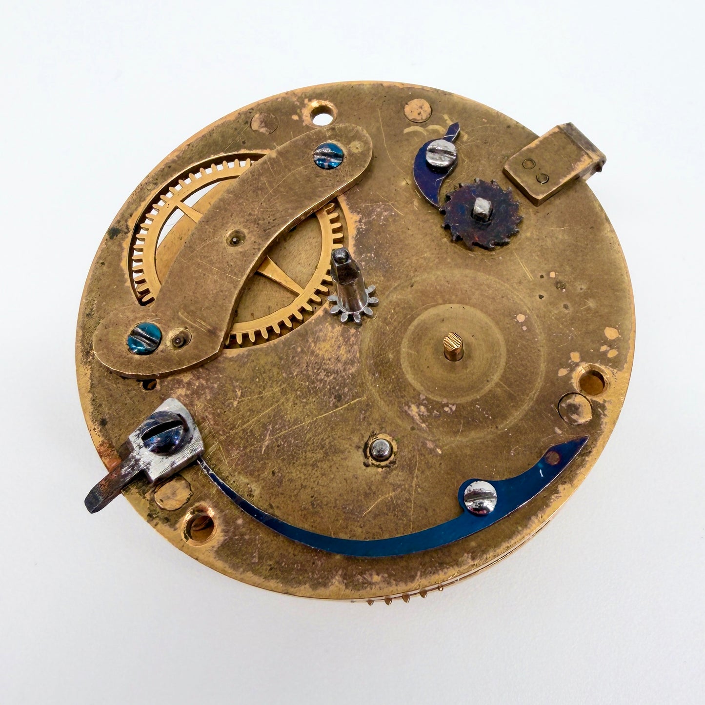Antique Fusee Pocket Watch Movement - J Barker Easingwould - Spares/Repair