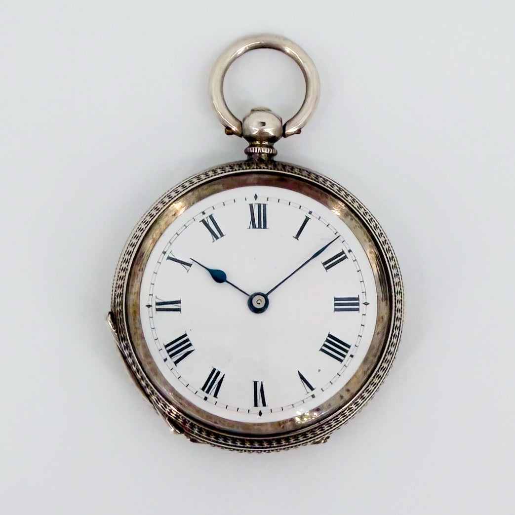 Antique Swiss Silver Cased Pocket Watch – Paul Jacky & Co. – Working