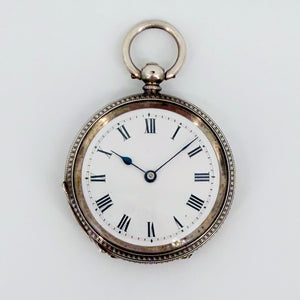 Antique Swiss Silver Cased Pocket Watch – Paul Jacky & Co. – Working