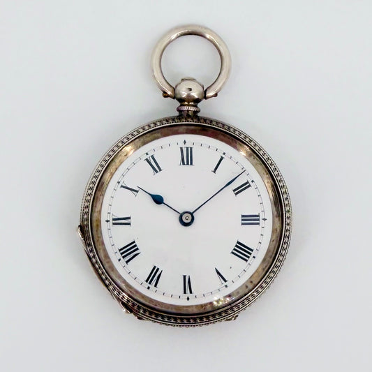 Antique Swiss Silver Cased Pocket Watch – Paul Jacky & Co. – Working