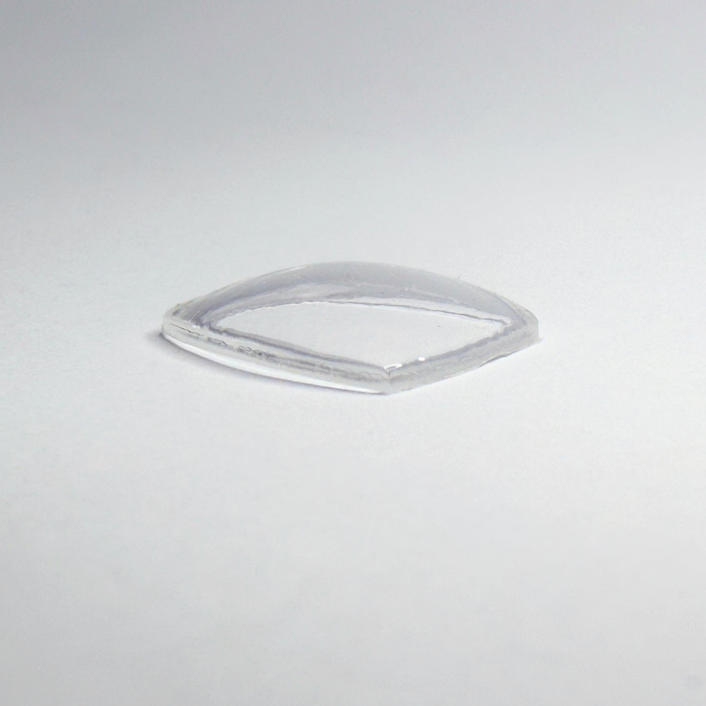 Cushion - Bottom Edge Curved (Long Sides) - G-S Flexo Acrylic Watch Crystals - Vintage New Old Stock