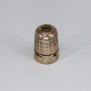 Antique Sterling Silver Thimble – H.G. & S