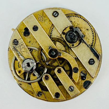 Antique AUZOL A La Rochelle Pocket Watch Movement - 27.3mm – Spares / Repair