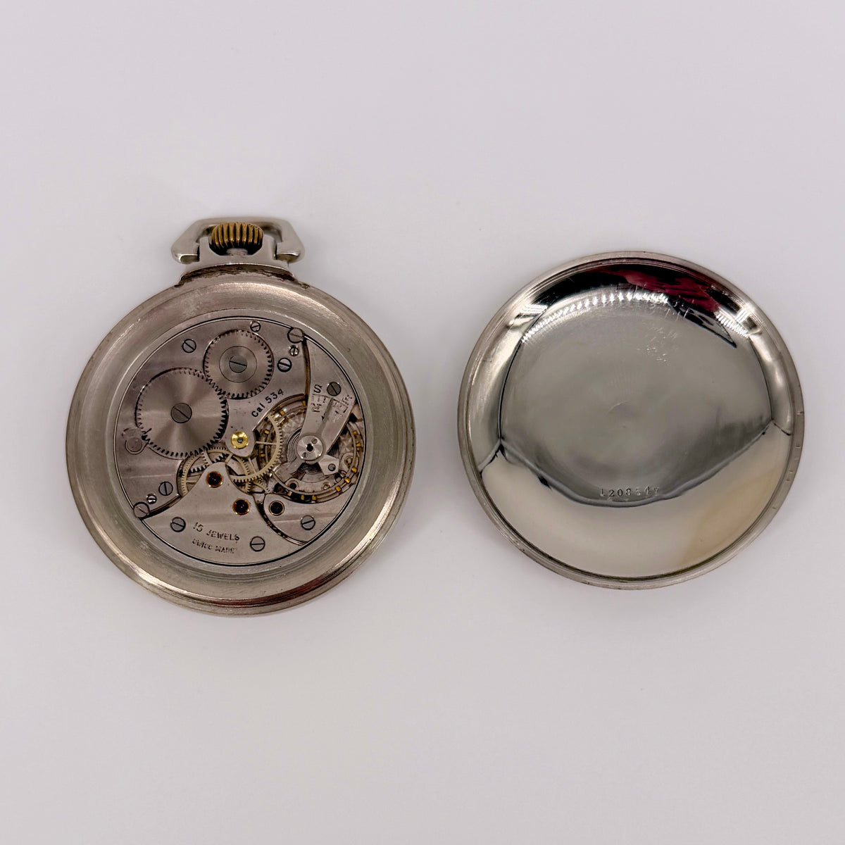 Winegarten's Railway Regulator Pocket Watch - Cortébert 534 - Swiss - Working - image 8