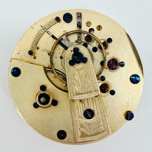 Antique Pocket Watch Movement - 45.9mm – Spares / Repair