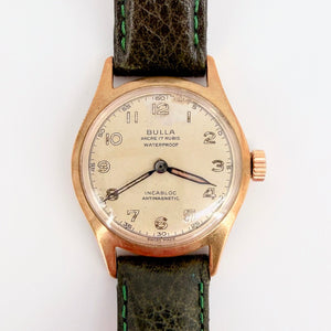 Vintage Bulla Ancre 17 Rubis Wristwatch – 17 Jewel Swiss – Repair Project