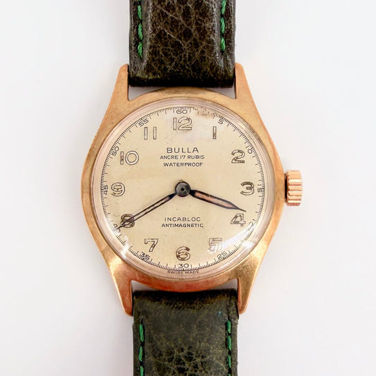Vintage Bulla Ancre 17 Rubis Wristwatch – 17 Jewel Swiss – Repair Project