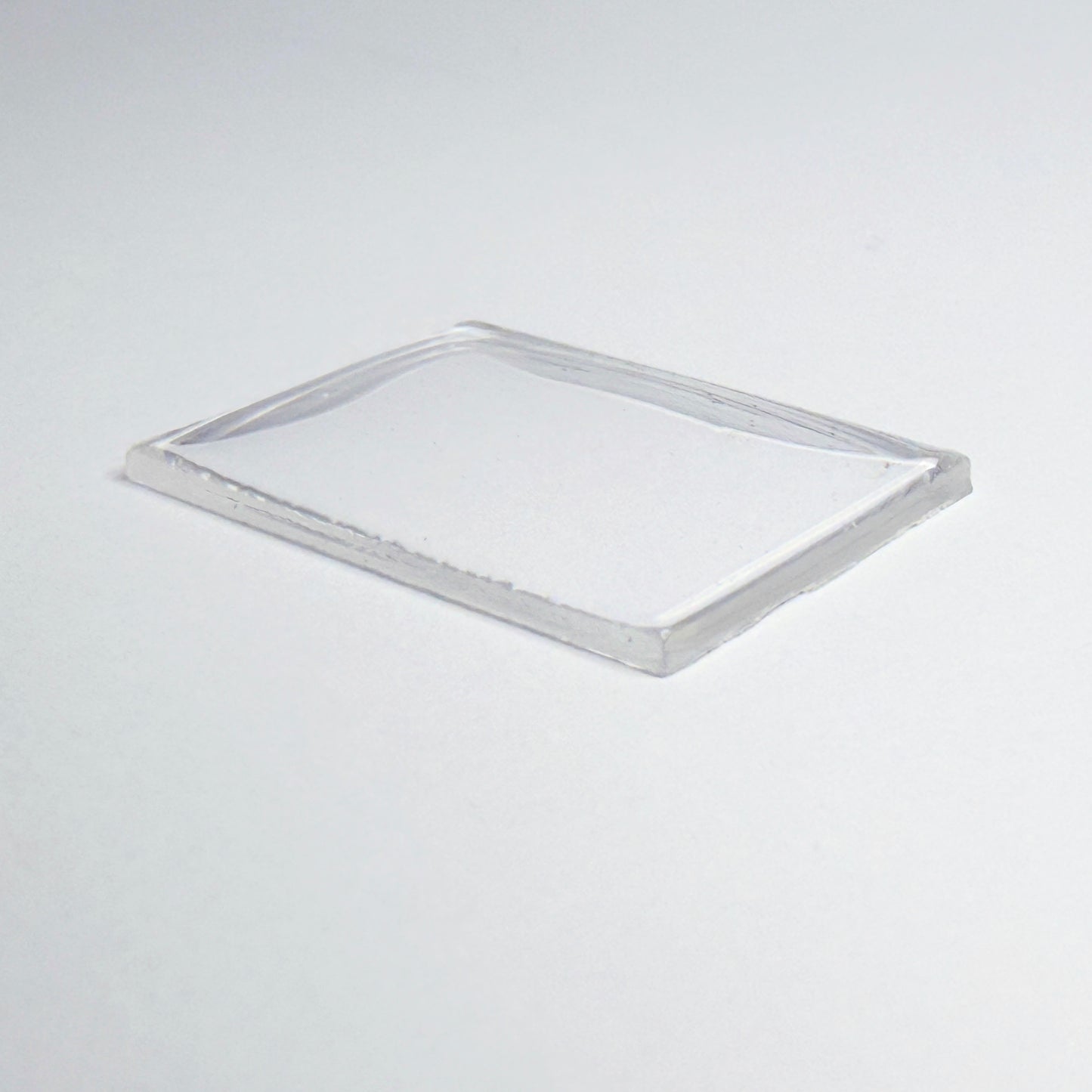 Rectangle Domed - Bottom Edges Flat - G-S Flexo Acrylic Watch Crystals - Vintage New Old Stock