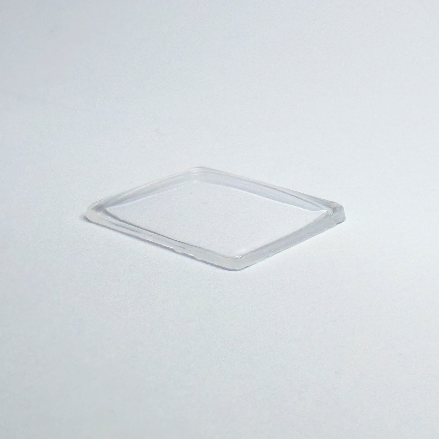 Rectangle Domed - Bottom Edges Flat - G-S Flexo Acrylic Watch Crystals - Vintage New Old Stock