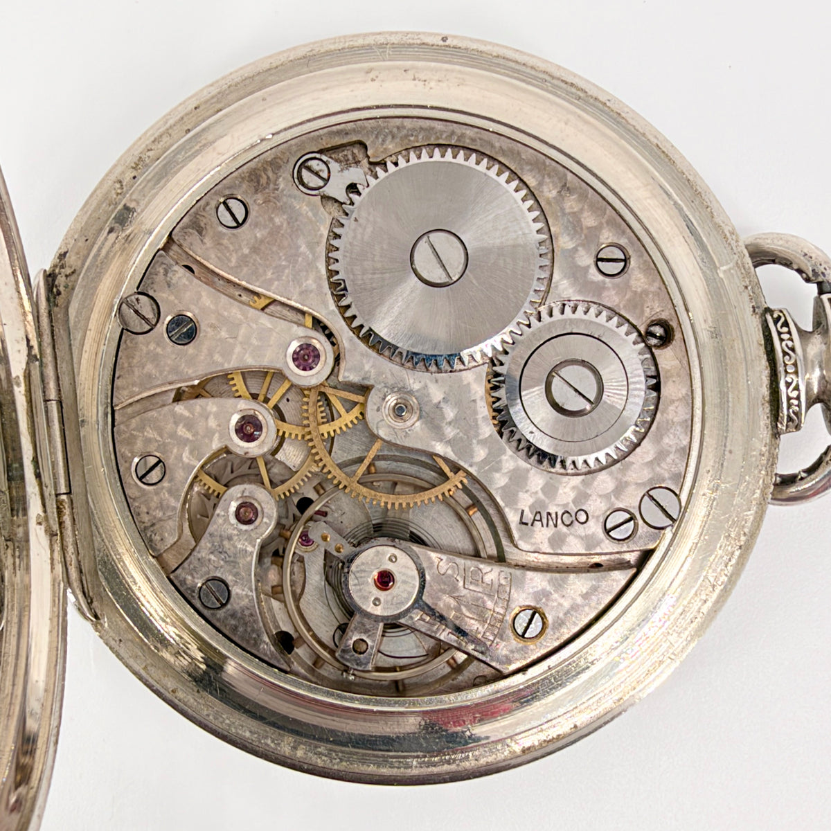 Lanco (Langendorf) Antique Swiss Pocket Watch, 25 Calibre, 49mm, Working - image 3